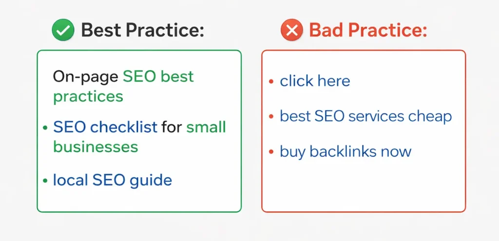 Anchor Text Best Practice