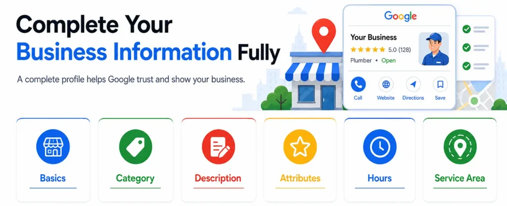 Complete Your Business Information 
