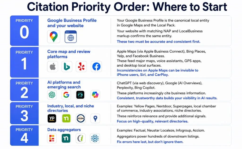 Citation Priority Order: Where to Start